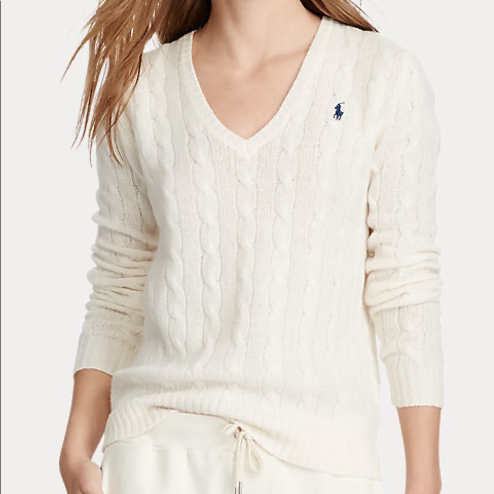 Cable Wool-Cashmere Sweater